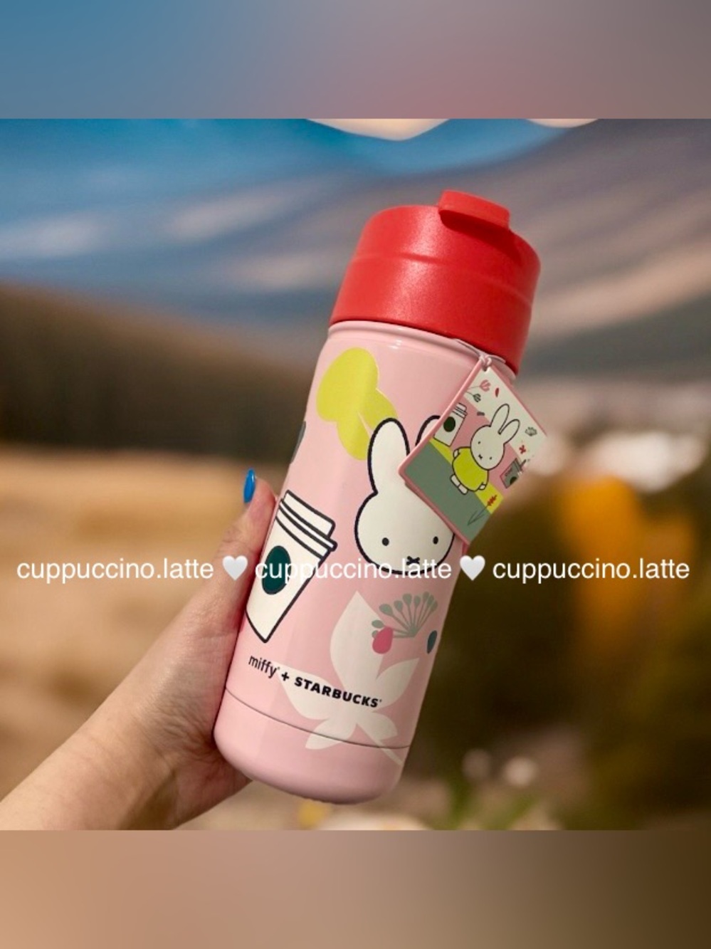 ✨NWT✨Starbucks x Miffy 2026 Limited Edition Pink Bunny Graphic SS Bottle Tumbler - Picture 2 of 7